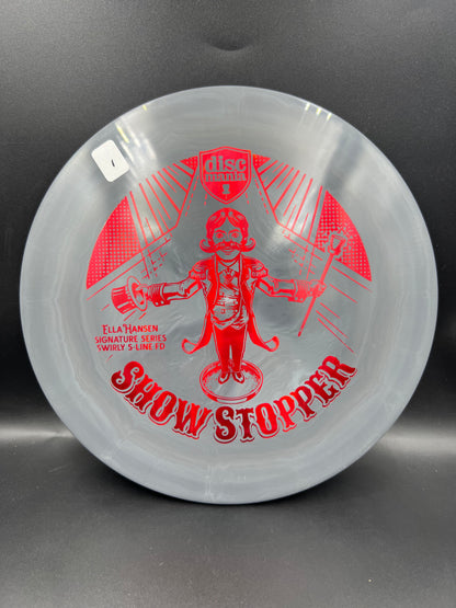 Discmania Ella Hansen Swirly S-Line Showstopper FD Gray Red Stamp (1) - 173g