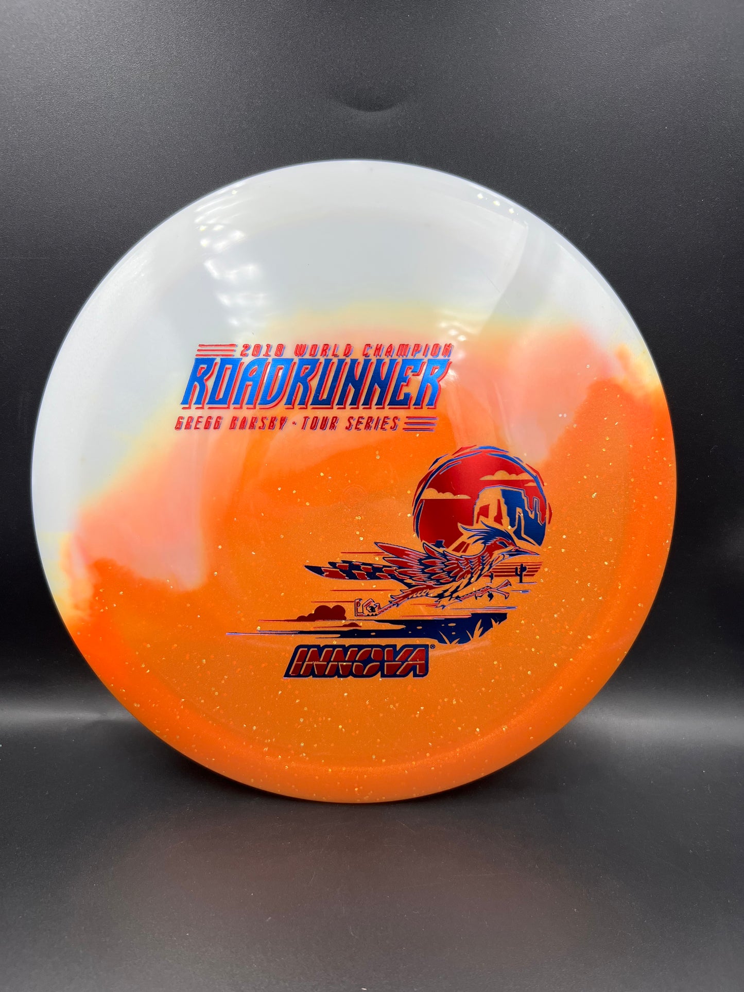 Innova 2026 Tour Series Duo Roadrunner Gregg Barsby Orange Bottom Red Blue Foil - 173g-175g