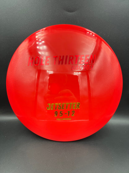 H13 Voyage Bound Jetsetter Fire Red Red & Gold Double - 173g