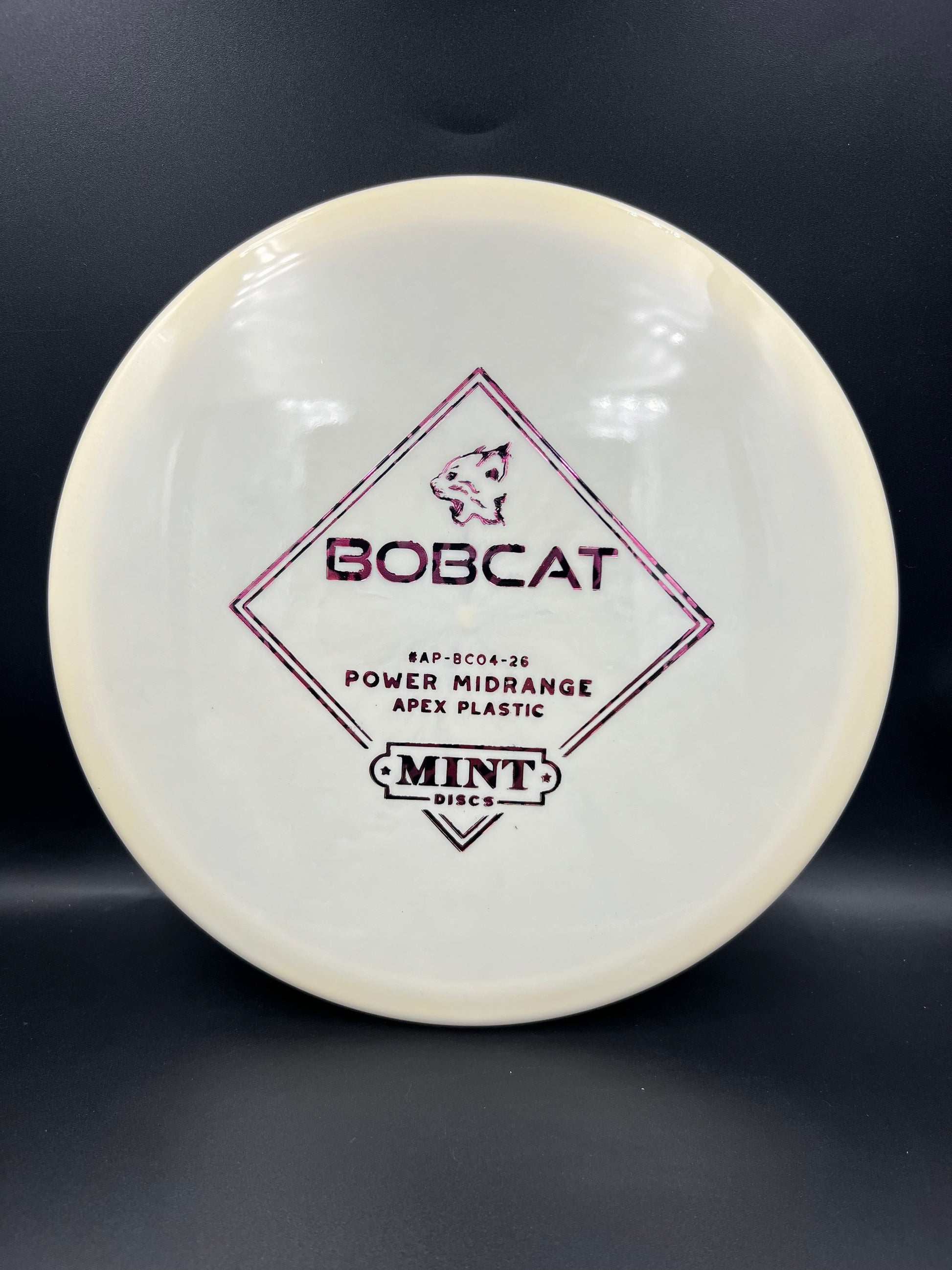 Mint Discs Apex Bobcat Stock - White Pink Leopard - 177g