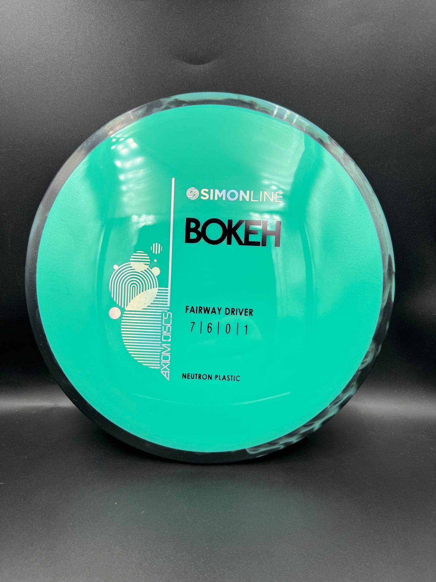 Axiom Neutron Bokeh Black Teal Teal - 174g
