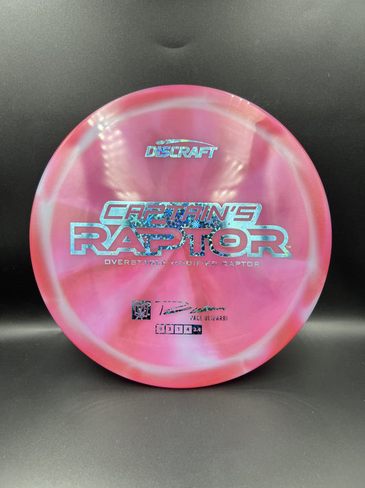 2025 Z Swirl Captain's Raptor Redish Pink Purple Snowlake 173-174g