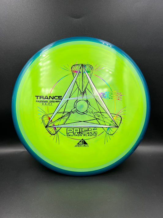 Axiom Prism Neutron Trance Dark Blue Rim Green - 173g