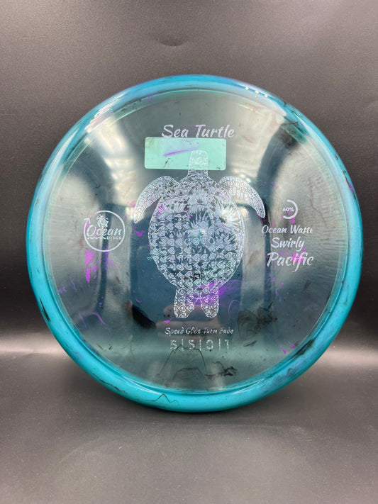 Ocean Discs Swirly Pacific Sea Turtle