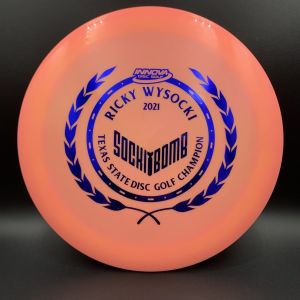 Innova Ricky Wysocki 2021 Texas State Disc Golf Champion Commemorative Star Destroyer 01