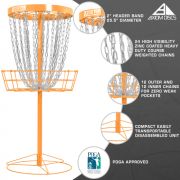 Axiom Pro | Colorful Portable Practice Disc Golf Basket