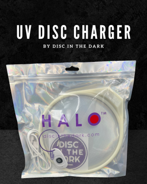 Halo Red UV Glow Disc Charger