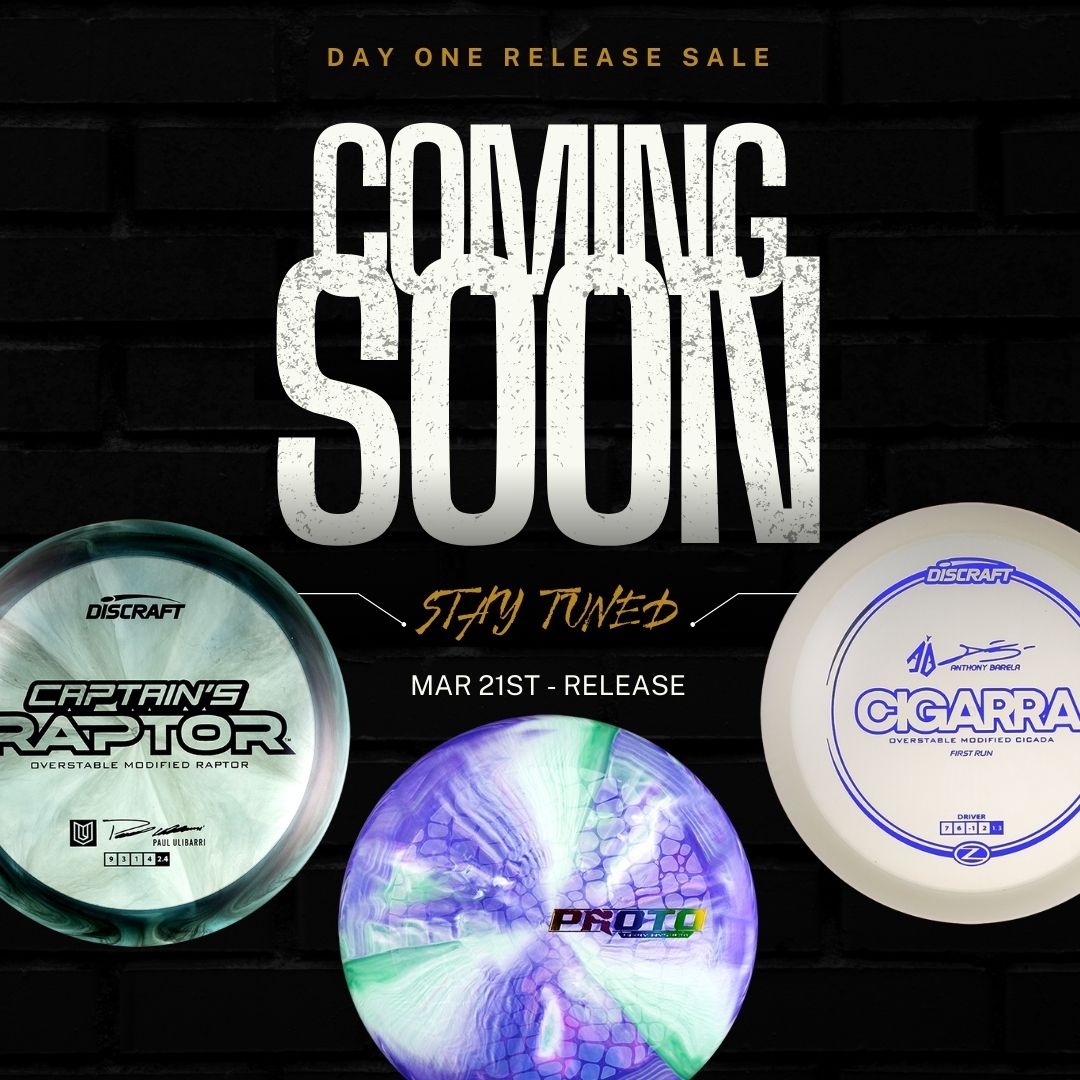 Discraft New Releases - Ricky Proto Putter, 2025 Cap Rap, Cigarra